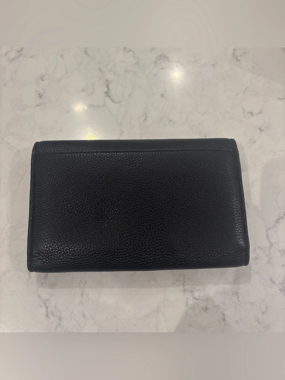 Tory Burch Black Leather Clutch with Wallet